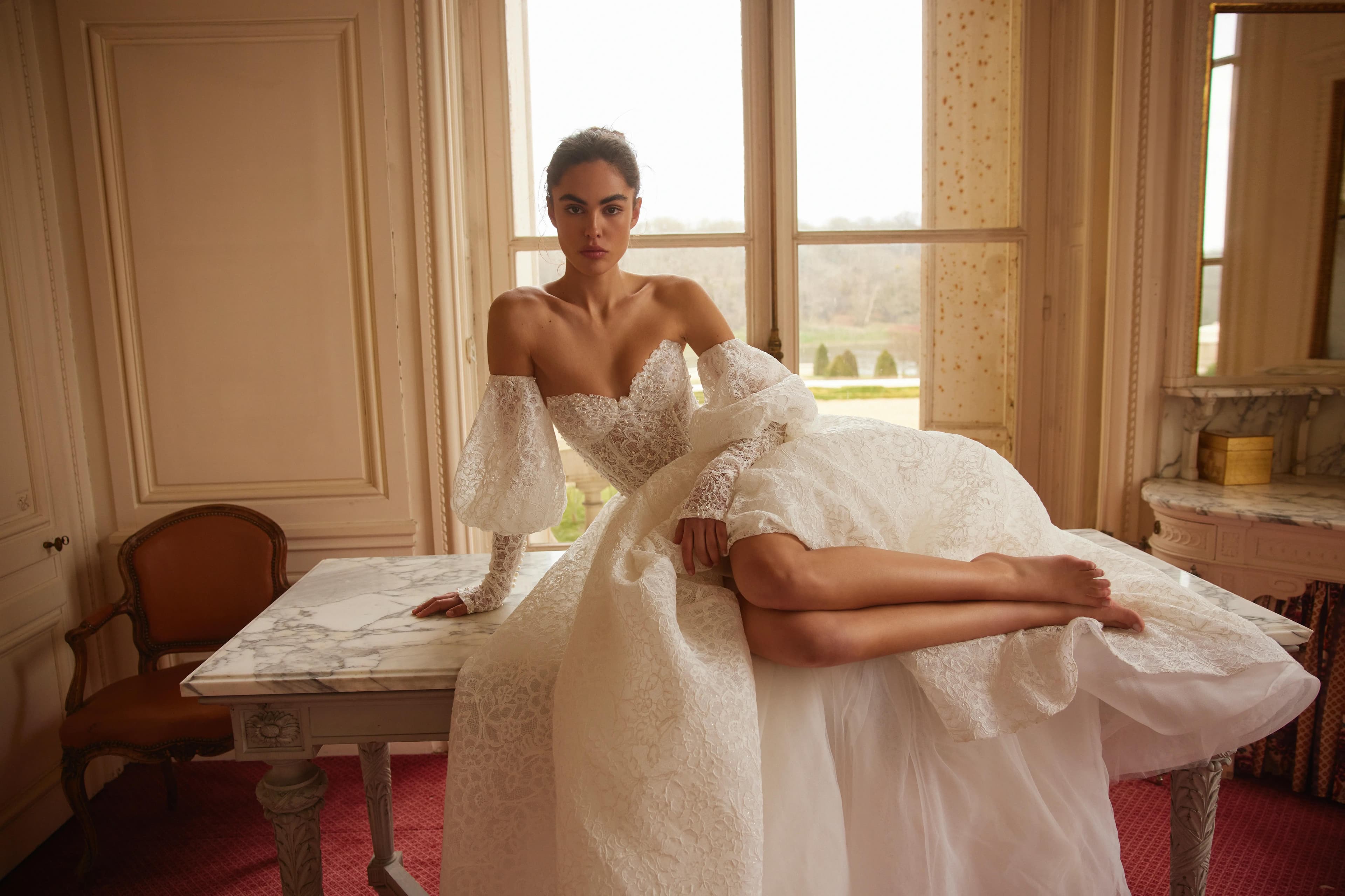 ROSALIND — bridal gown by Netta BenShabu, L'Allure de la Femme, style NB.BR.2550.LZ